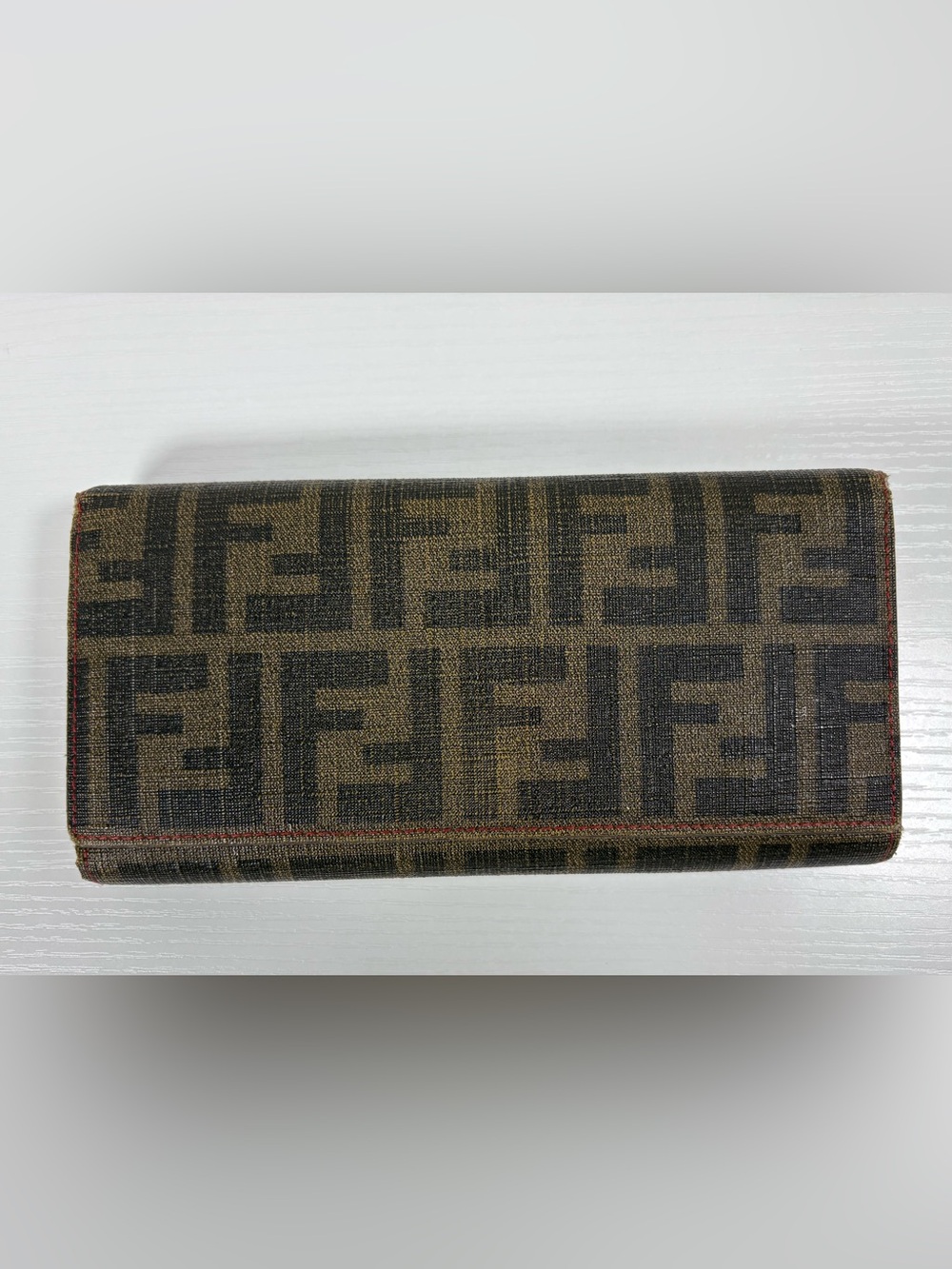 FENDI Zucca FF Monogram Tri fold Wallet